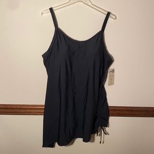 Caribbean Sand Black Swimdress